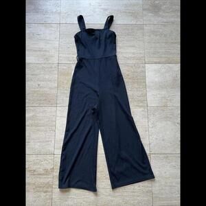 MISS‎ SELFRIDGE BLACK Strap SHOULDER JUMPSUIT. SIZE 4